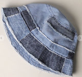 Patchwork Denim Bucket hat