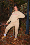 GET MONEY SWEATSUIT | TAN & ORANGE